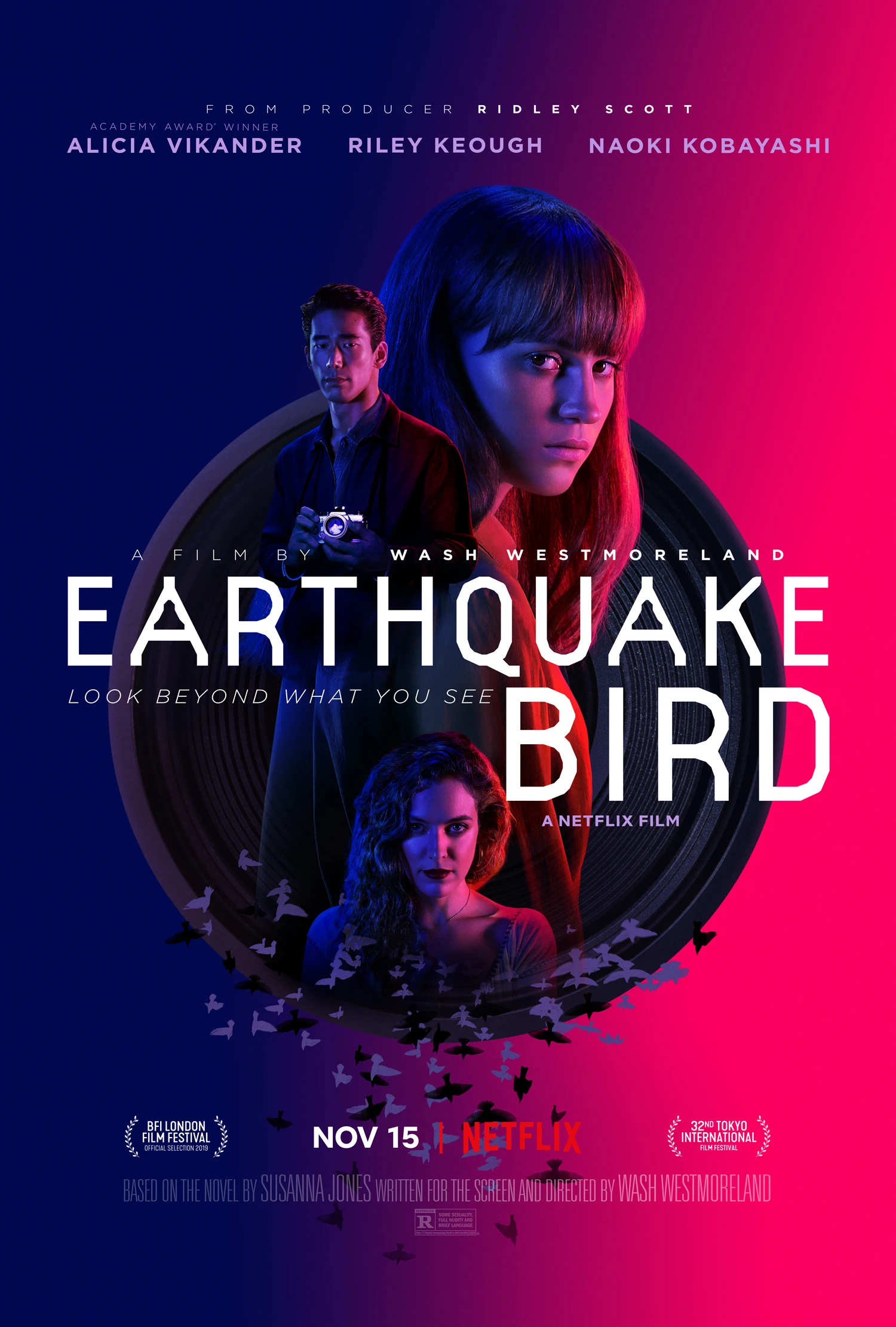 Cánh chim nơi địa chấn | Earthquake Bird (2019)